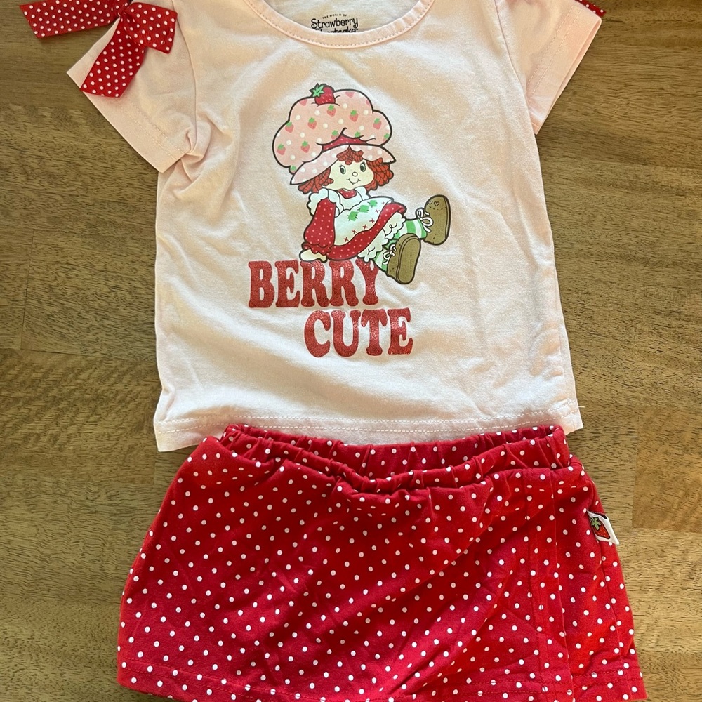 Strawberry Shortcake Berry Cute Pink and Red Outfit
